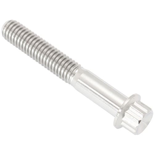 M6x1.00 Titanium Bolt 40mm UHL12 Point Single M6 x 1.00mm