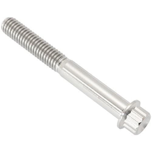 M6x1.00 Titanium Bolt 50mm UHL12 Point Single M6 x 1.00mm