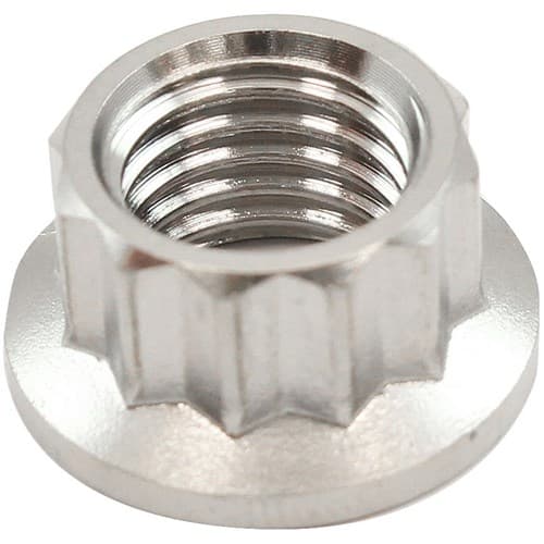 5/16" Unf Titanium Nut 12 Point Single 5/16"-24