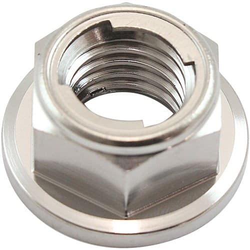 M10x1.50 Titanium Locking Nut 6 Point Hex Singl M10 x 1.50mm