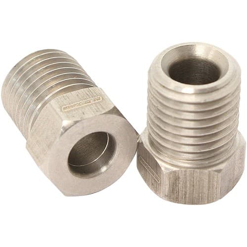 S/S Inverted Flare Tube Nut 3/16" Hard Line to 3/8" x 24