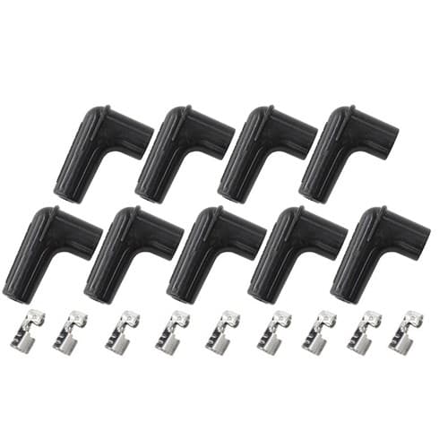 9 X Spark Plug BOOTS,TERMINALS90 Deg. 9 Boots & 9 Terminals (AF4030-8850)