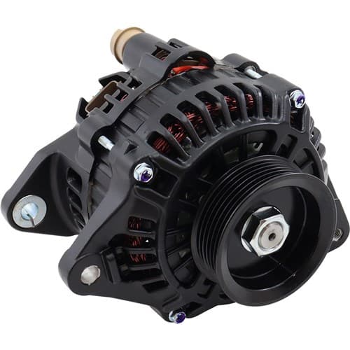 Mitsubishi 4G63 150A High Output Alternator Black