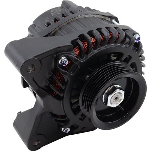 Ford Barra BF FG Only High 190 Amp Output Alternator Black Aeroflow - Af 4276-1500