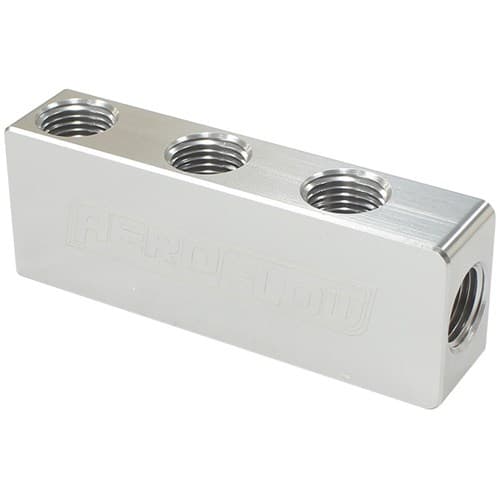 Compact Distribution Block 1 in, 6 Out All Ports 1/8" NPT (AF456-01-06S)