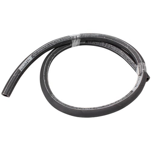Black Push Lock Hose -10 5/8"1M Rubber 15.9mm ID 23.5mm OD