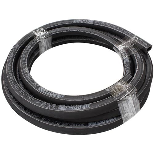 Black Push Lock Hose -12 3/4"15M Rubber 19mm ID 25.4mm OD