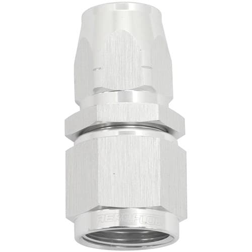Stepped Straight End -6 Hose to -8AN Reducer Hose End Silve