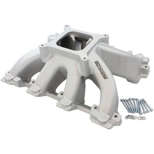 GM LS Carby Hi Rise Intake Manifold Cathedral Non EFI LS1LS2 Natura Aeroflow- 6040-5000