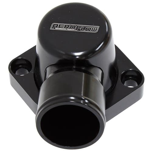 Billet Thermostat Housing Blacford 429 460 Swivel 90 Deg BBF Aeroflow - Af 64-4037BLK