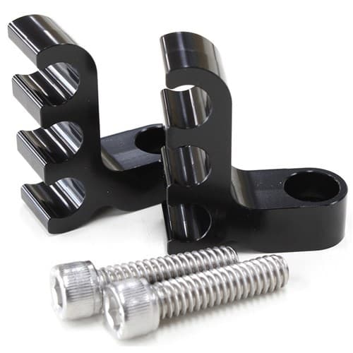 Black 3 Wire Lead Separator Bolt Into Valve Cover Pair