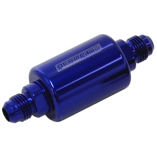 Aeroflow Filter 40 Micron Blue -6AN 1.25" x 3" Notes
