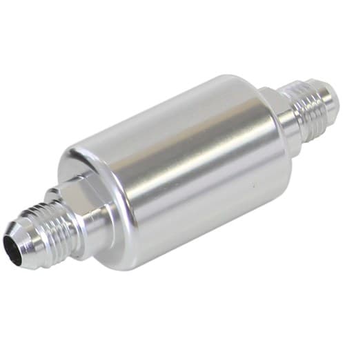 Aeroflow Filter 40 Micron Silver -6AN 1.25" x 3" Notes