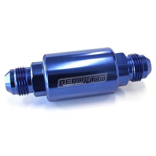 Aeroflow Filter 40 Micron Blue -8AN 1.25" x 3" Notes