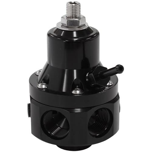 2000HP EFI Fuel Pressure Reg 4 Port -8ORB E85 Alcohol Black