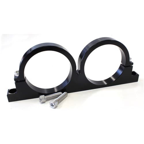 Aeroflow Billet Dual Bracket for 2.5" Diam Filter AF64-2150 (AF66-2246BLK)