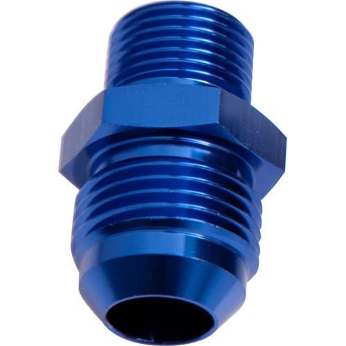 Metric M22 x 1.5mm to -16AN Blue Male M22 x 1.5mm to -16AN