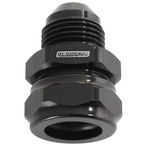 5/16" Barb to -6AN Adapter Black Converts Male Barb to AN
