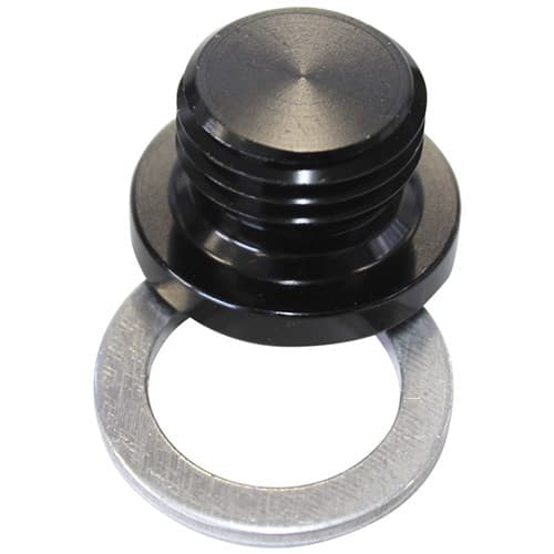 Metric Port Plug M18 x 1.5 Black Low Profile Hex Plug