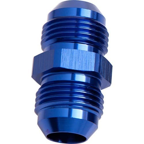 Male Flare Union -8AN Blue -8AN to -8AN Straight