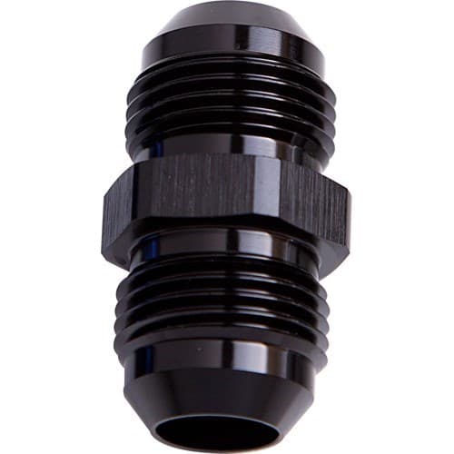 Male Flare Union -8AN Black -8AN to -8AN Straight