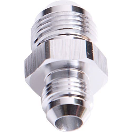 Male Flare Reducer -16 to -12 Silver -16AN to -12AN Reducer