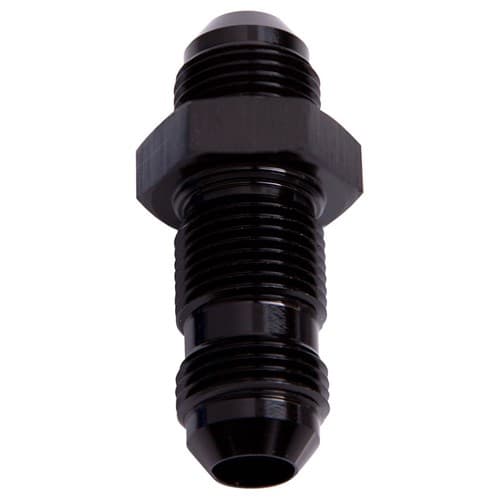 Straight Bulkhead -10AN Black Bulkhead Nut Seperate