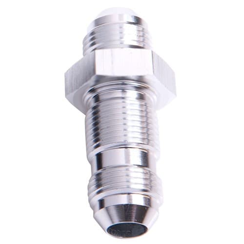 Straight Bulkhead -20AN Silver Bulkhead Nut Seperate