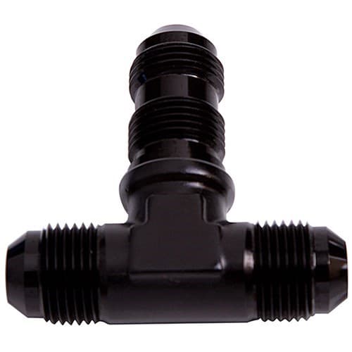 Bulkhead Tee -16AN Black Bulkhead on Side