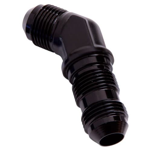 45 Deg Bulkhead -20AN Black Nut Seperate