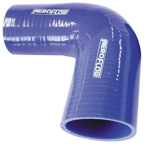 Silicone Hose Reducer 90 Deg; Blue I.D 2.75-2.50" 70-63mm, 5.3mm, 125mm Long 9003-275-250