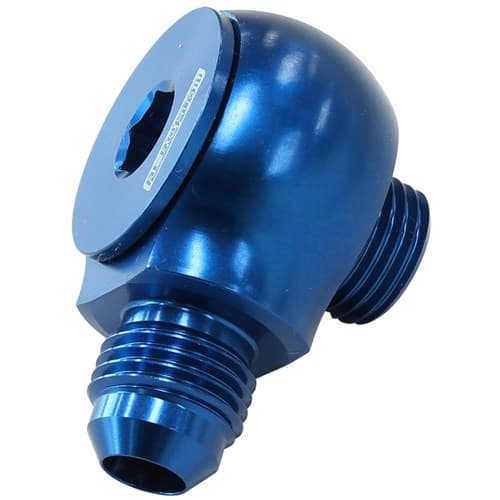 Slimline -6ORB to -6AN 90 Deg for Use in Tight Radius Area (AF909-06)