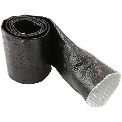 Aluminised Sleeve 2-1/8-2-1/2"BLACK Finish 1 Meter / 3 ft