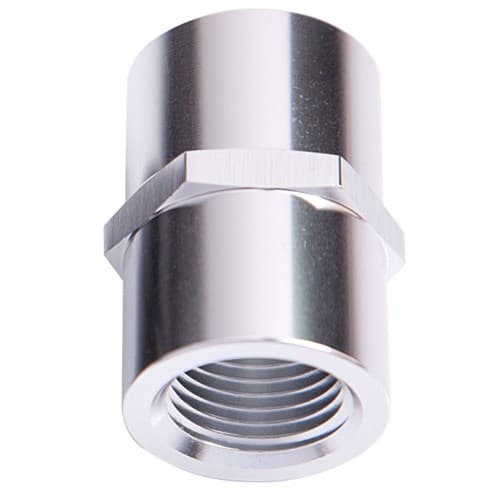 Female Coupler 1/8" NPT Silver Female to Female