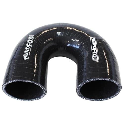 Silicone Hose 180 Deg; Black I.D 2.75" 70mm, Wall 5.3M, 100mm Leg Af 9206-275