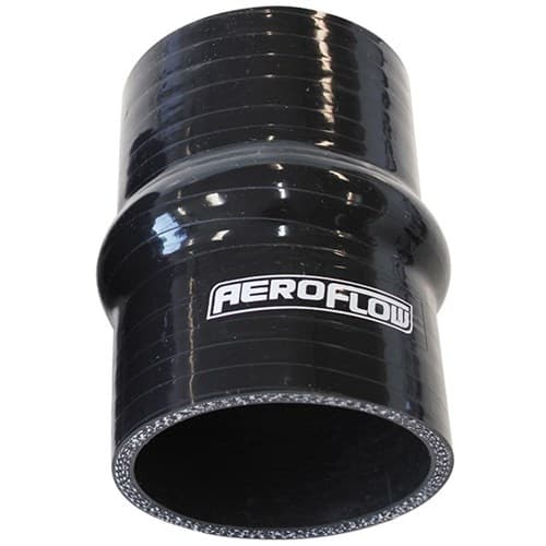 Silicone Hump Hose STR Black I.D 3.00" 76mm, Wall 5.3mm, 100mm Long Af 9211-300