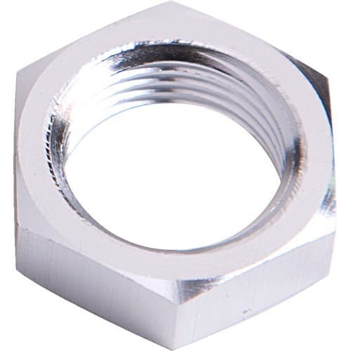 Bulkhead Nut -3AN Silver Single Nut
