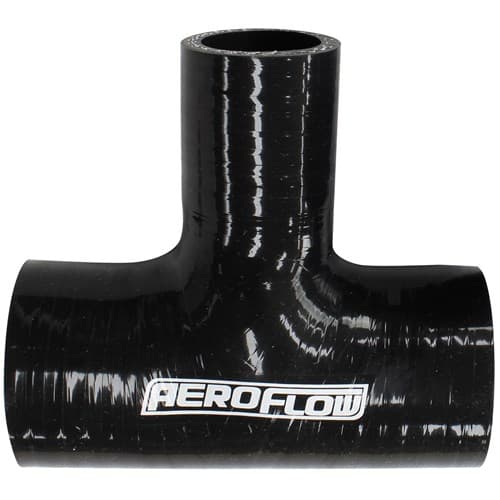 Silicone Tee Piece 2-1/2" 63MMON Run & 1" 25mm on side,Black100mm Long on RUN50MM on Side