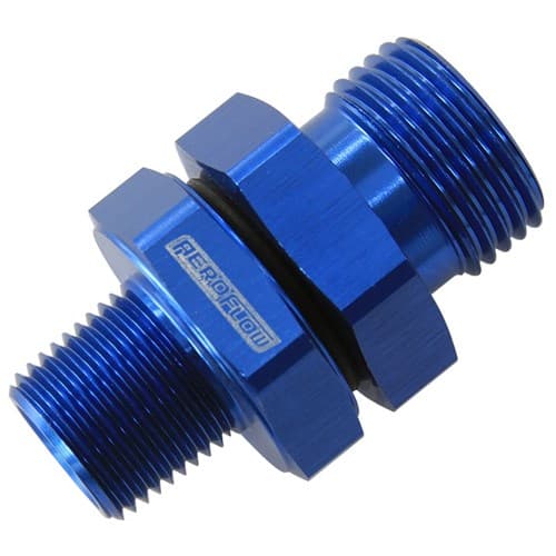 -10 Orb to 3/8" NPT Coupler Blue -10 Orb to 3/8"