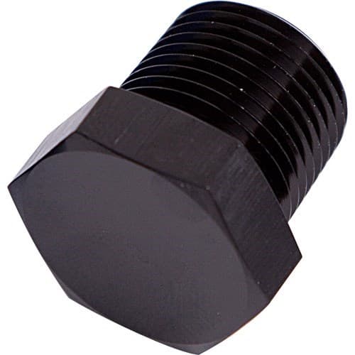 NPT Hex Head Plug 1" NPT Black 1" NPT