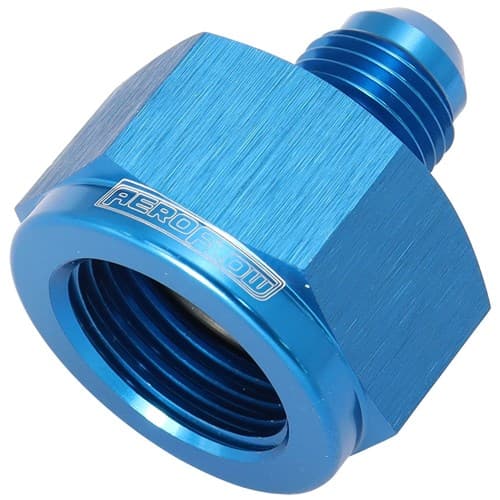 Female Reducer -4AN to -3AN Blue Reducer Female to Male