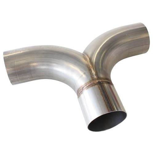304 S/S Y - Pipe 2-1/2" Radiusflow Bend 2-1/2" O.D