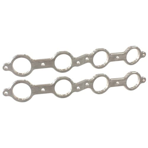 LS Chev Header Flanges 1-7/8" Round Port (Pair) 1.88" Port