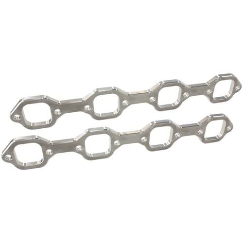 Ford 289-351W Header Flanges 1-3/4" Square Port Pair Vic JR