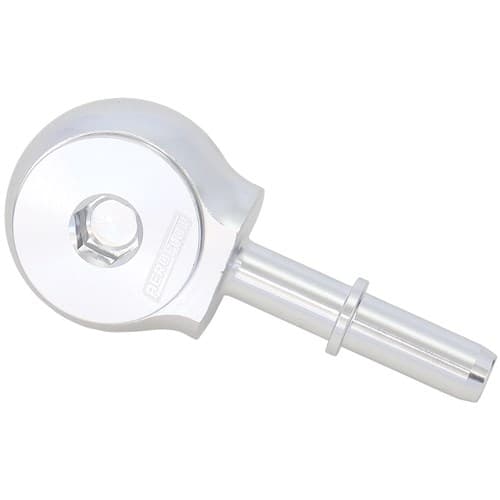 Slimline -6ORB to 5/16" EFI Push on 90 Deg Tight Radius Silver Aeroflow - Af 969-05-06
