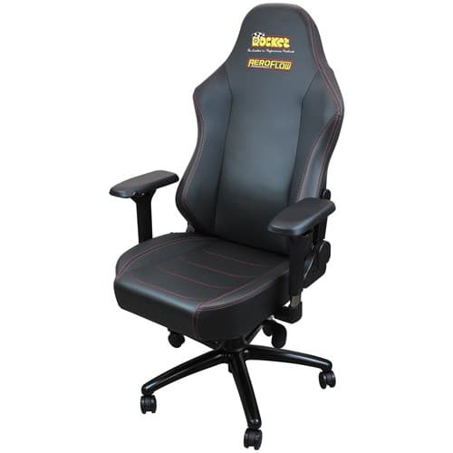 Aeroflow / Rocket Office Chairxl Black / Red 120kg Max