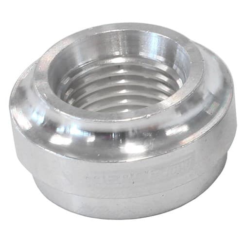 Female Weld on Bung, -10 Orb 7/8"-14 Thread, Aluminium