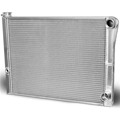 Alloy Double Pass Radiator Chev 27.5x19x1.50 -20AN Female Afco - 80185NDP-U