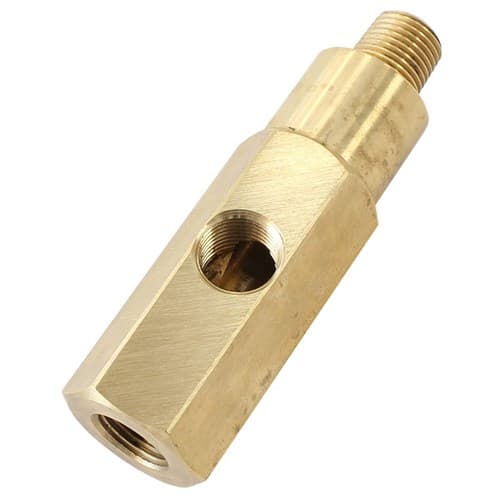 Oil Pressur Gauge M18 x 1.5 M18 x 1.5 INLINE,1/8" NPT Side