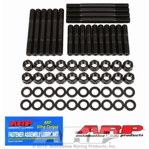 SB Chrys 318 340 360 Head Studs Hex W/Edel Perf Heads ARP - 144-4005